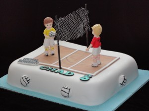 volleyball themed birthday cake – Volleywood